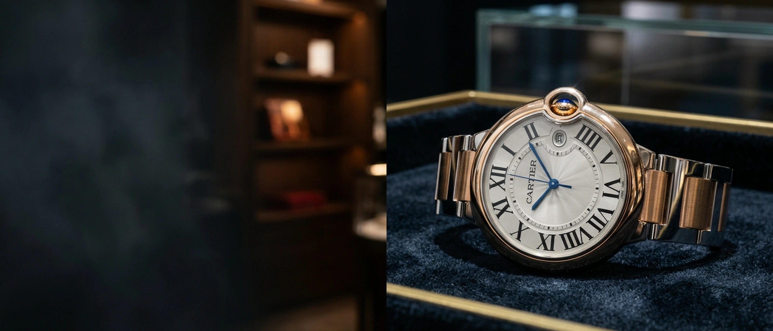 Cartier Ballon Bleu Otomatik İki Renkli Çelik Altın 1:1 Super Clone ETA Saat