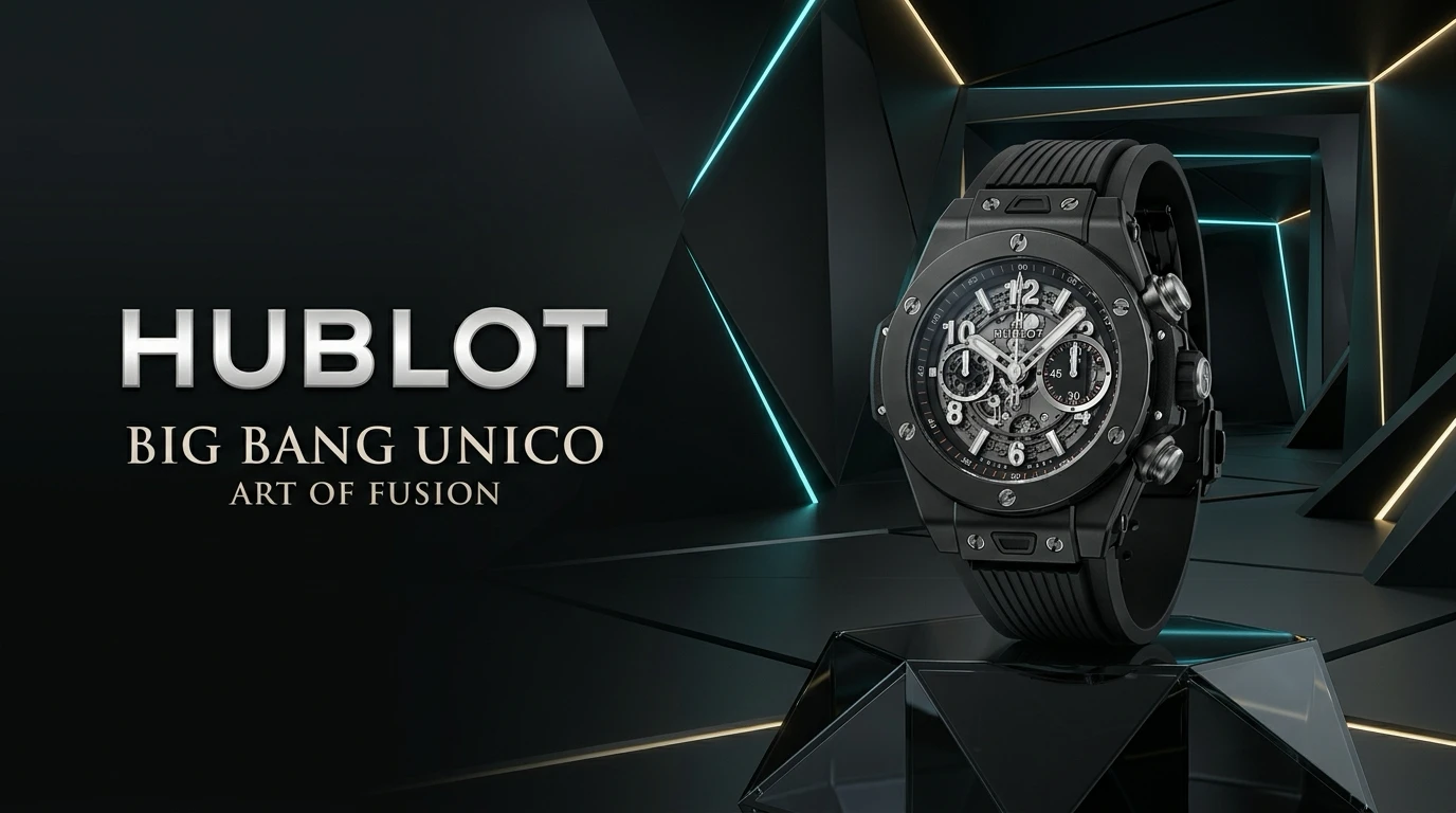 Hublot Big Bang Unico Black Magic Seramik İskelet 1:1 Super Clone ETA Saat