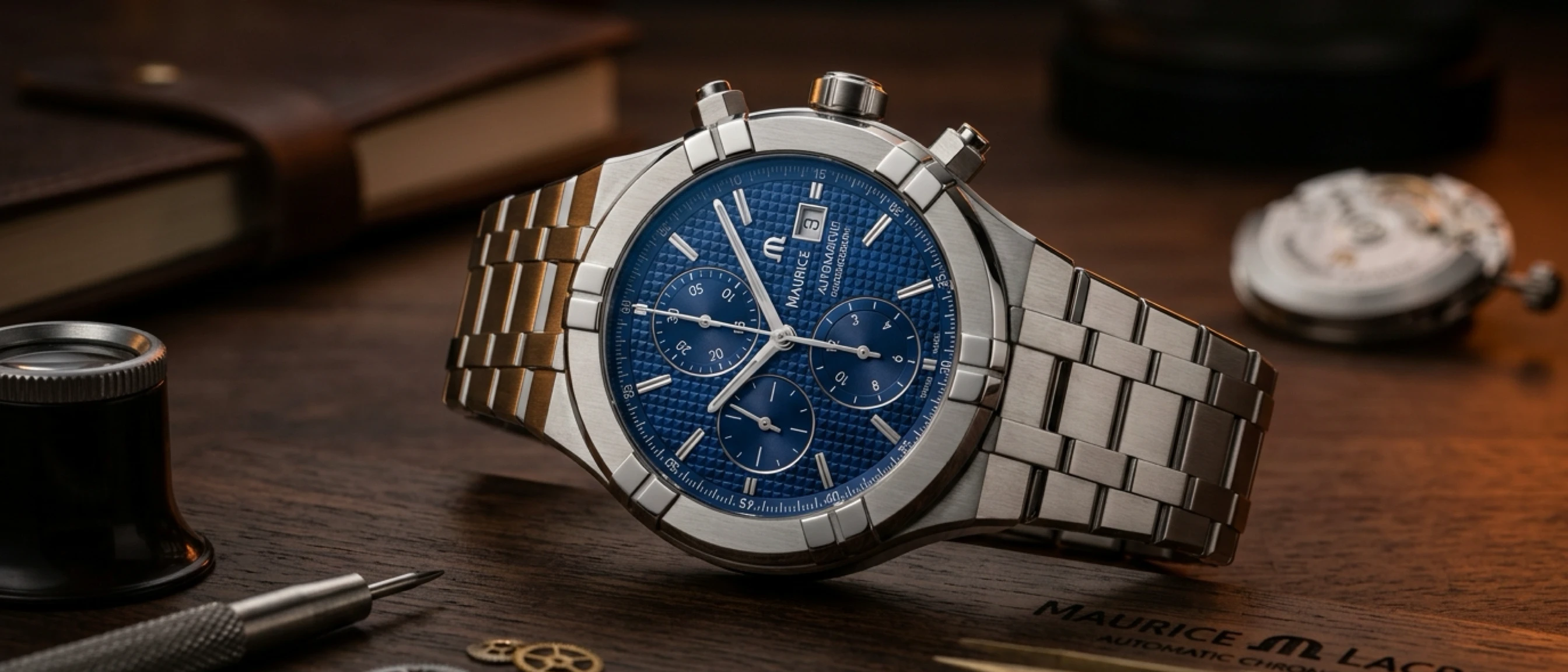 Maurice Lacroix Aikon Otomatik Kronograf 1:1 Super Clone ETA Saat