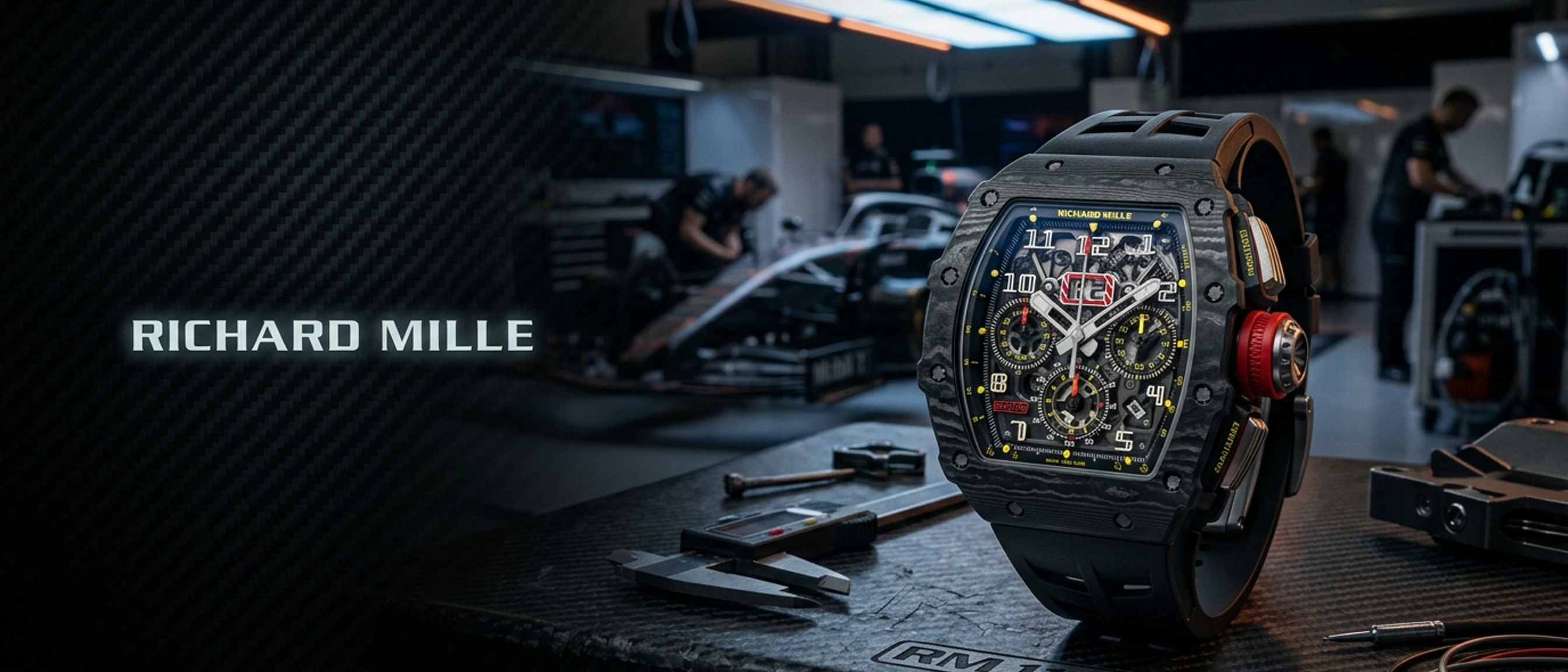 Richard Mille RM 11-03 Flyback Chronograph NTPT Karbon 1:1 Super Clone ETA Saat