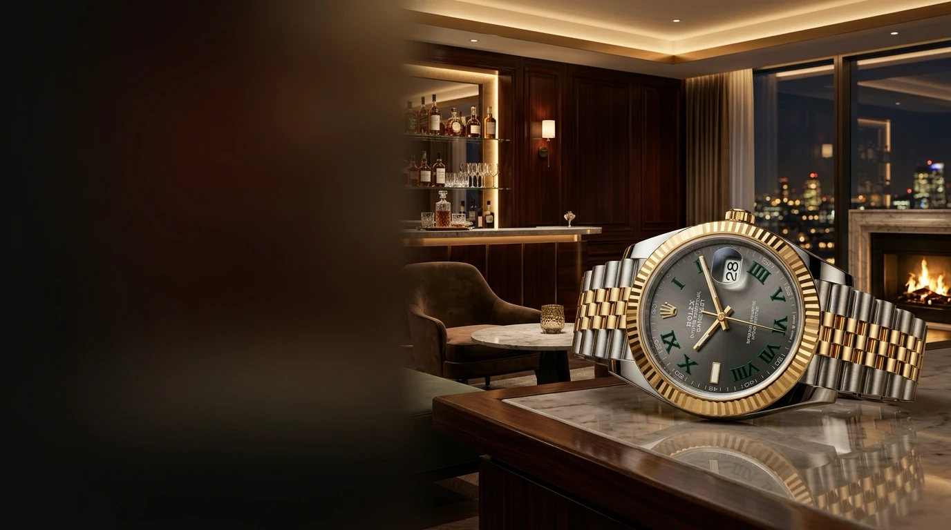 Rolex Datejust 41 Wimbledon Slate Yeşil Romen Kadran Jubilee 1:1 Super Clone ETA Saat