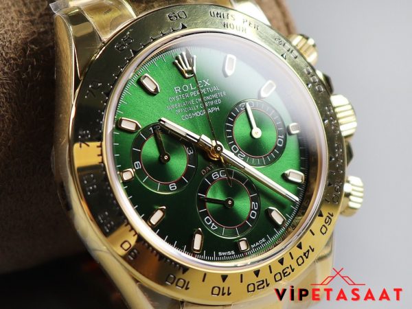 Rolex Cosmograph Daytona Yeşil Kadran 4130 Eta Mekanizma