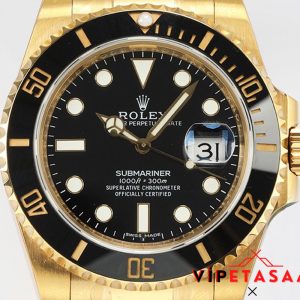 Rolex Eta Gold Submariner 3135 Clone Mekanizma 904L Çelik