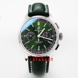 Breitling Premier Chronograph B01 Yeşil Kadran Clone ETA