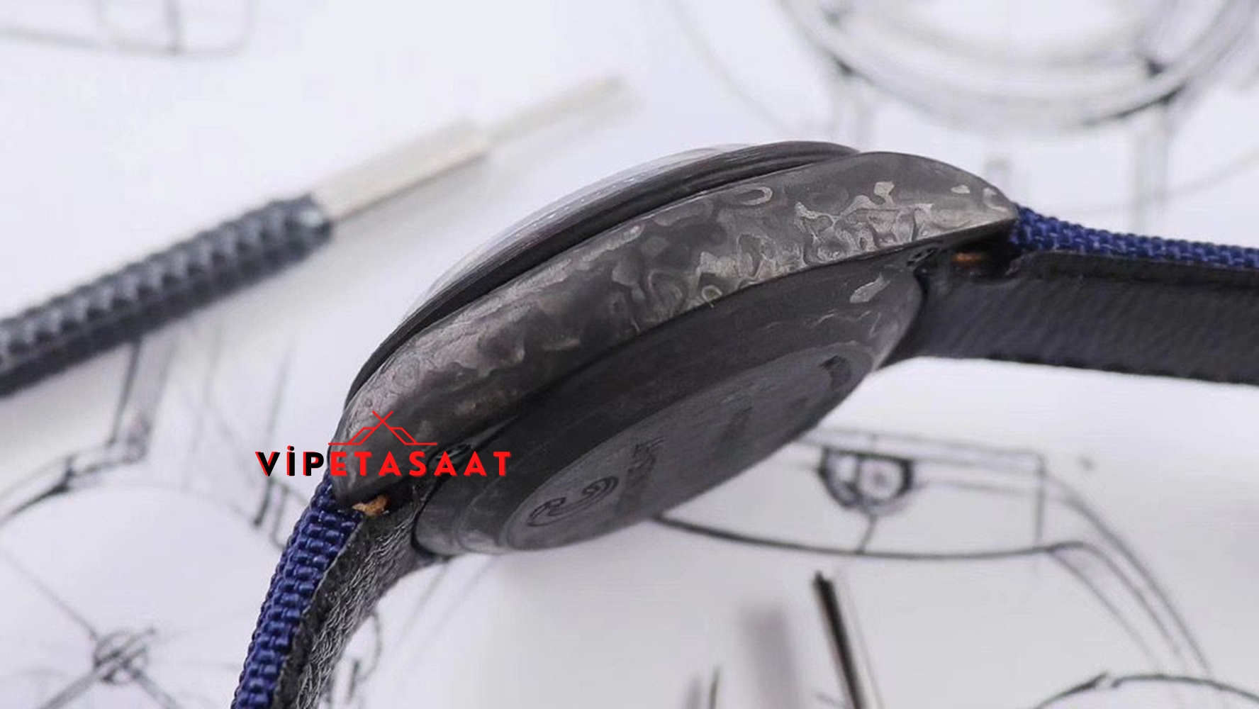 Rolex Daytona Balık Kadran Cronusart Karbon Kasa Clone ETA