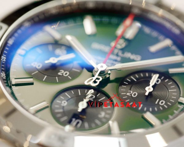 Breitling Chronomat B01 42mm Yeşil Kadran Super Clone ETA