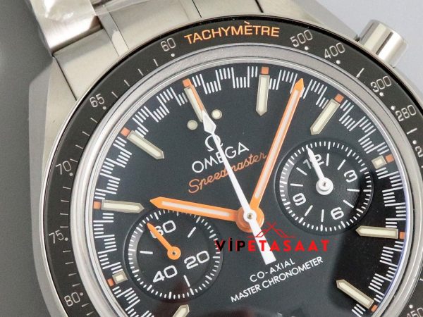 Omega SpeedMaster MoonWatch Chronograph Siyah Kadran Super Clone ETA