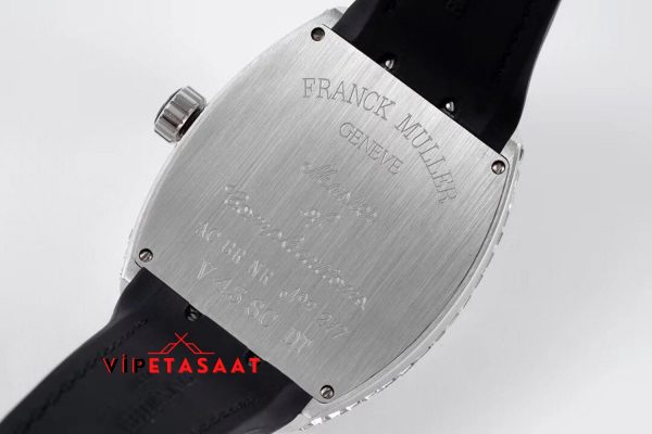 Franck Muller Custom Diamonds Steel Black Dial Dragon Super Clone