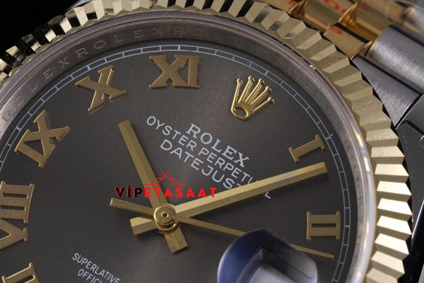 Rolex Datejust Eta Saat 36mm Roma Rakamlı Super Clone
