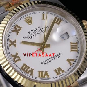 Rolex Datejust Eta Saat Beyaz Roma Rakamlı Kadran ETA